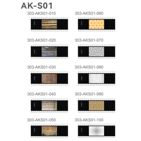 Набор слайдов 10шт для AK-R21 Godox AK-S01